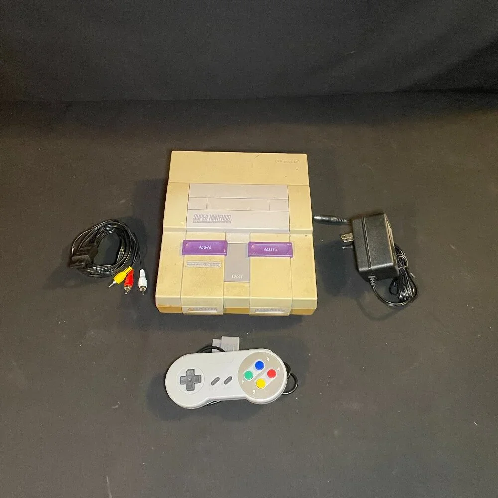 Super Nintendo With Accessories